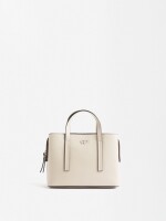 Bolso Tote Con Bandolera crudo