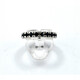 Anillo Sinfin En Oro Blanco Y Zafiros Anillo Sinfin En Oro Blanco Y Zafiros