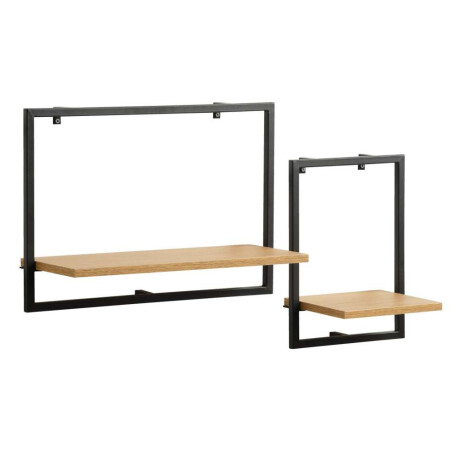 Estante Pared Trappedal 2Uds Color Roble