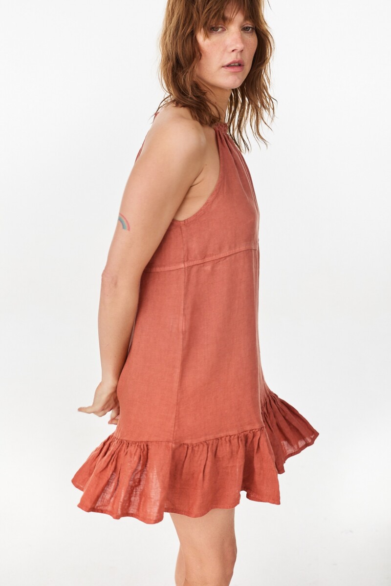 Vestido Lola Terracota