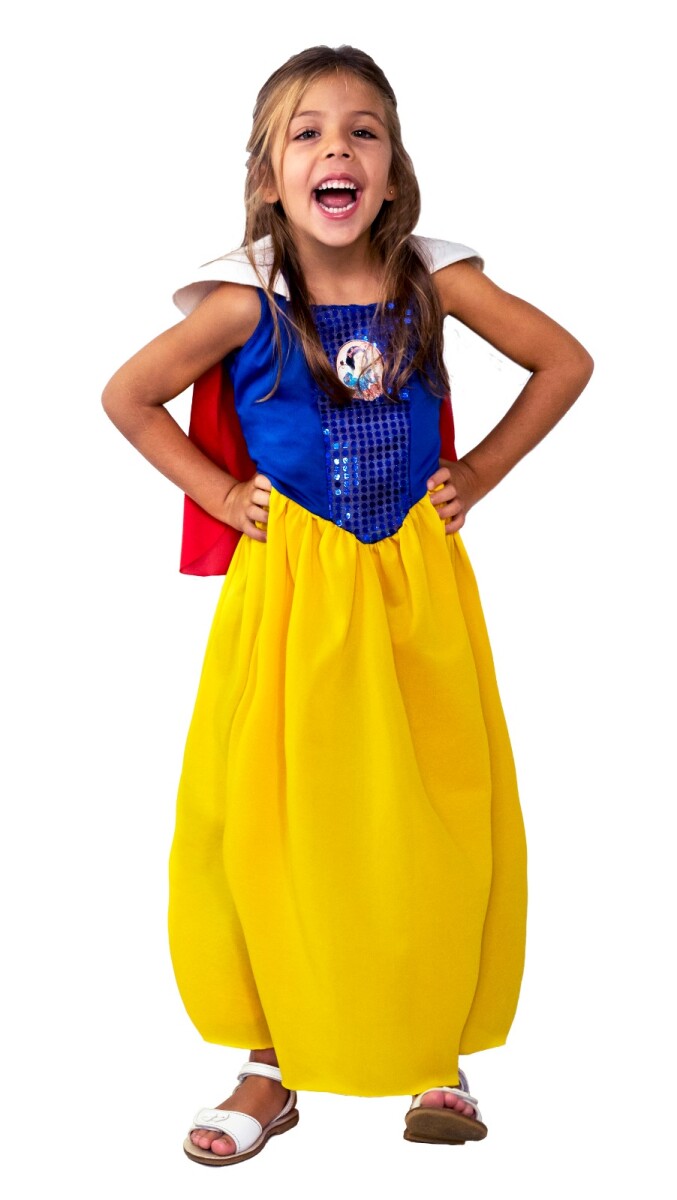 Disfraz Infantil Blancanieves - AMARILLO-AZUL — Universo Binario, image size:677x1200
