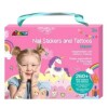 AV218 Set De Stickers Para Uñas Y Tatuajes - Unicornio