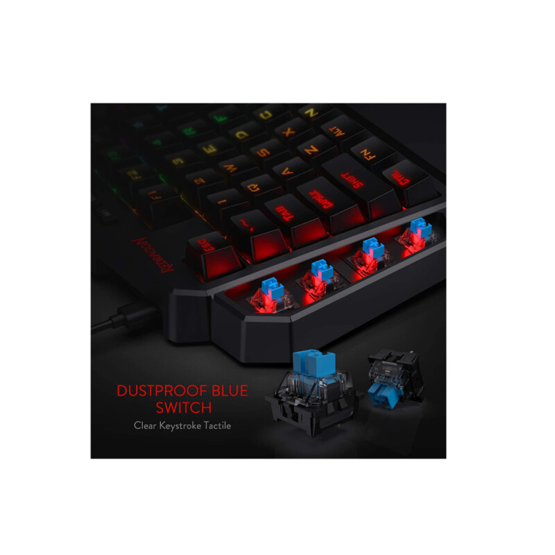 Teclado REDRAGON DITI K585 Mecánico BLUE RGB Teclado REDRAGON DITI K585 Mecánico BLUE RGB