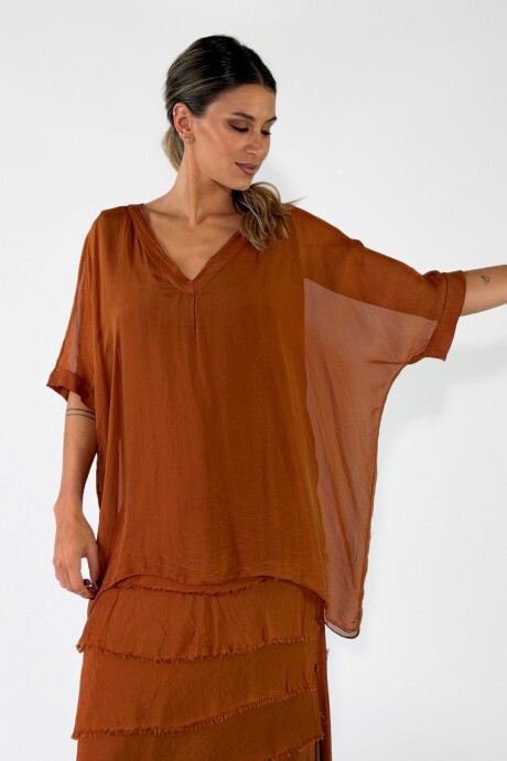 BLUSA VERONA Terracota