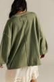 WTF VENICE V NECK GRAPHIC Verde