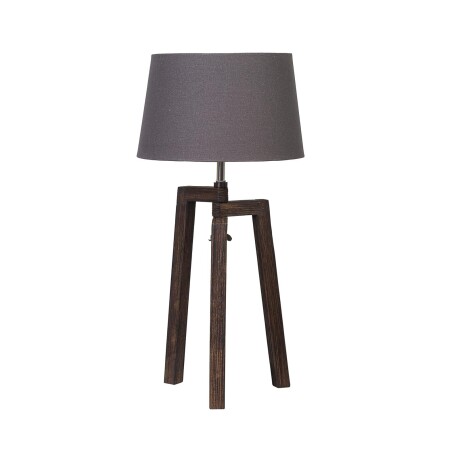 LAMPARA METAL NEGRO DE MESA TROIS