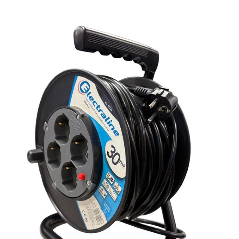 PROLONGADOR C/ENROLLADOR DE CABLE 30 MTS. PROLONGADOR C/ENROLLADOR DE CABLE 30 MTS.