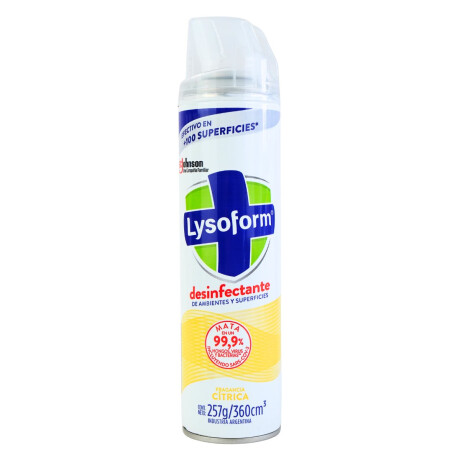 Desinfectante Lysoform aerosol 360cc Citrico Desinfectante Lysoform aerosol 360cc Citrico