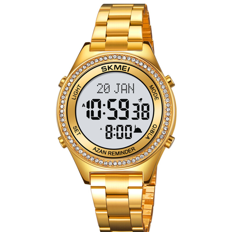 Reloj Skmei 2330GD color dorado para mujer Dorado