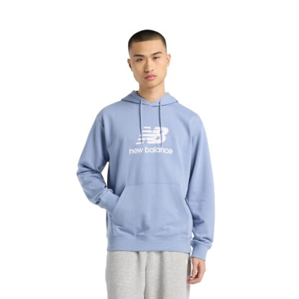 SPORT ESSENTIAL FRENCH TERRY LOGO - NEW BALANCE CELESTE