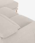 Sofá Singa 3 Plazas con chaise longue derecho blanco 296 cm