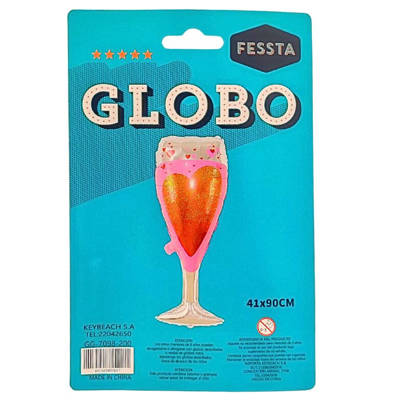 Globo Fessta Copa de Champagne Globo Fessta Copa de Champagne