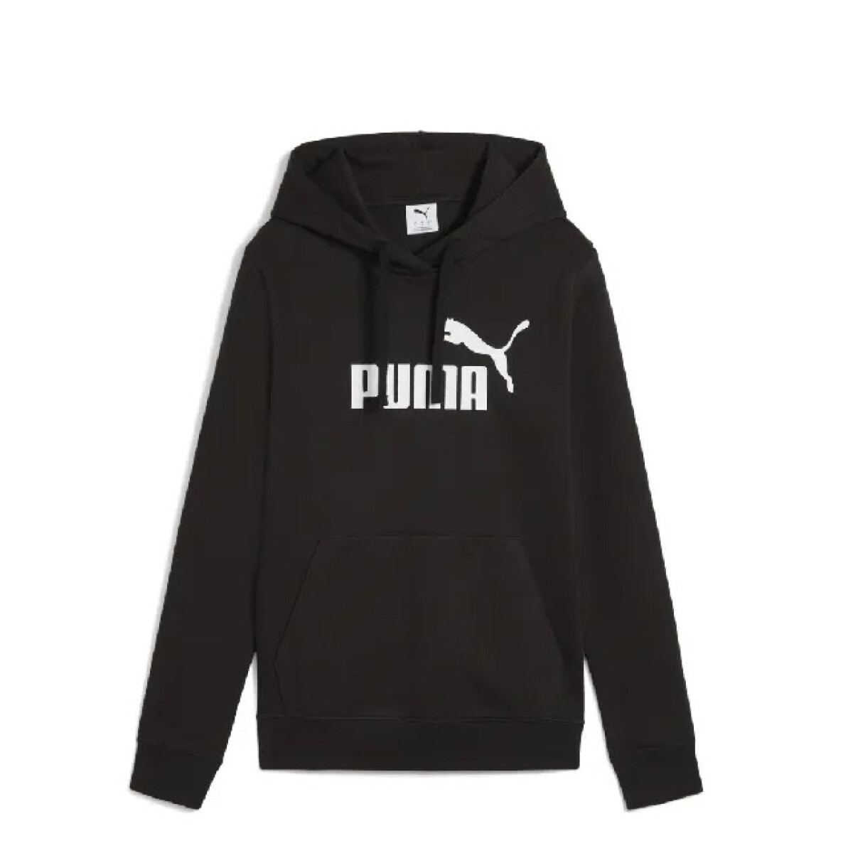 Canguros Puma Logo Hoodie W Femenino - Negro - Blanco 