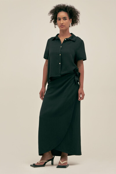 LONG SKIRT Black