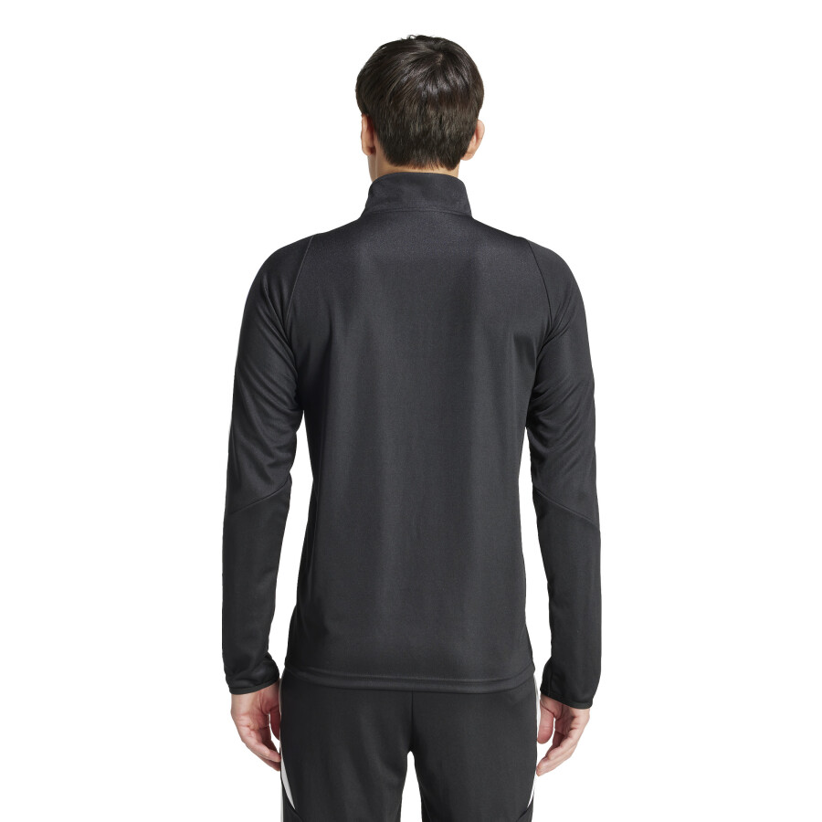 Buzo de Hombre Adidas Zip Tiro 24 Negro - Blanco