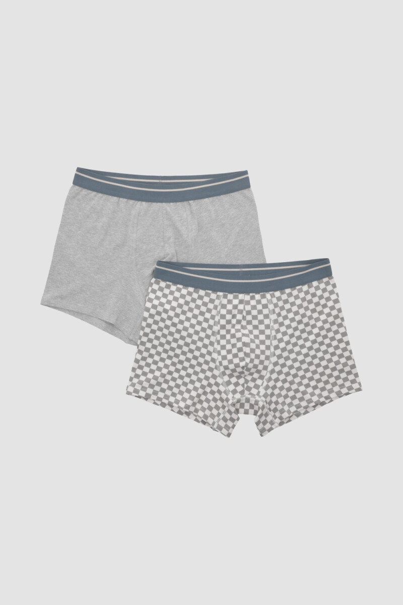 Pack x2 boxer de algodón Combinacion 15