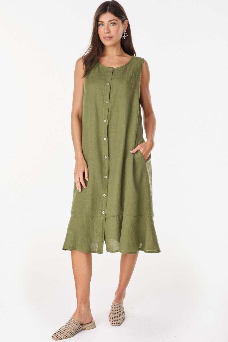 Vestido Henna Verde