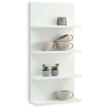 Estante De Pared Karstoft 4 Estantes Blanco