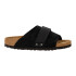 Sandalia Kyoto Nubuck/Suede Leather - Regular Negro