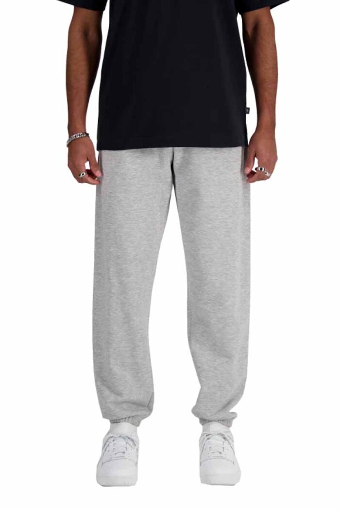PANTALON NEW BALANCE MP41519 SE FT JOGGER Gris