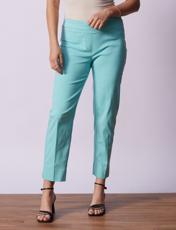 Pantalon Pull On CELESTE CLARO