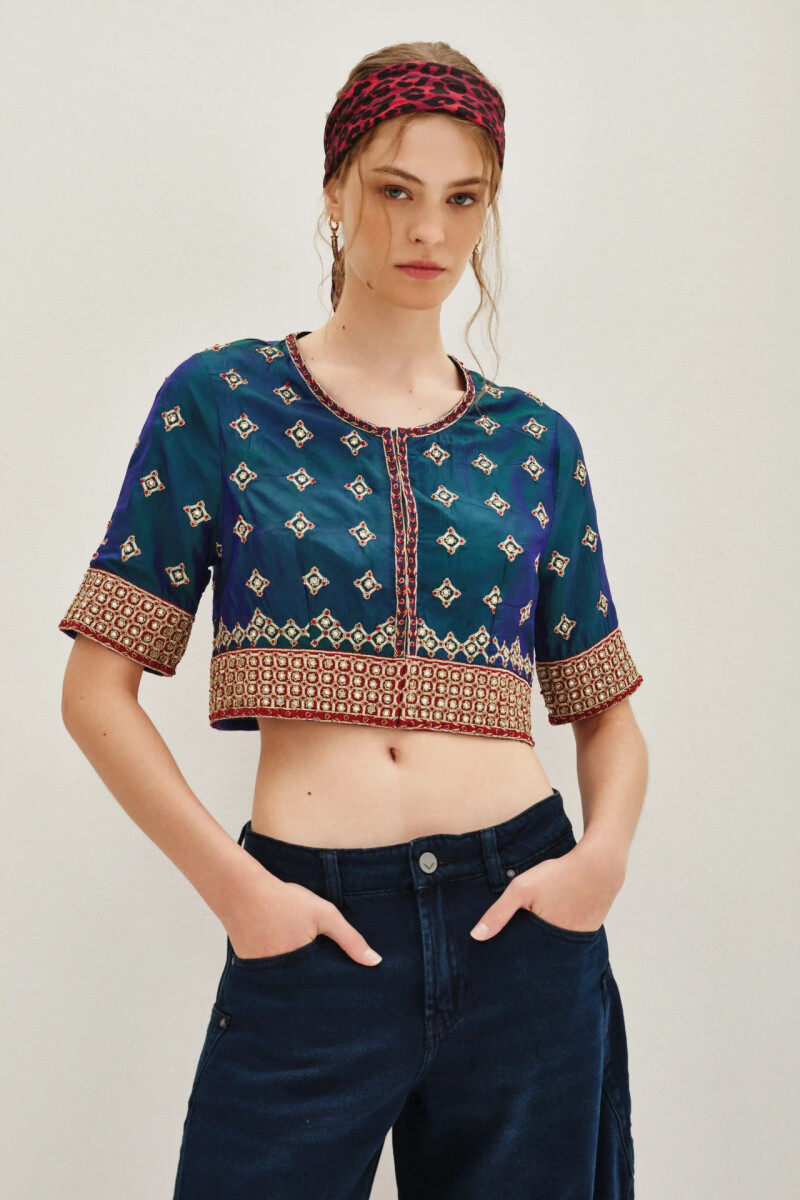 Camisa Aurora Azul