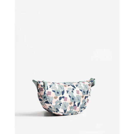 Bandolera Material Reciclado Estampado Flores