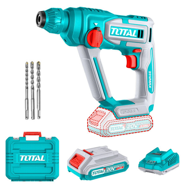 Rotomartillo Total 20v 5/8"" + Carg + Bat TRHLI201681 Rotomartillo Total 20v 5/8"" + Carg + Bat TRHLI201681