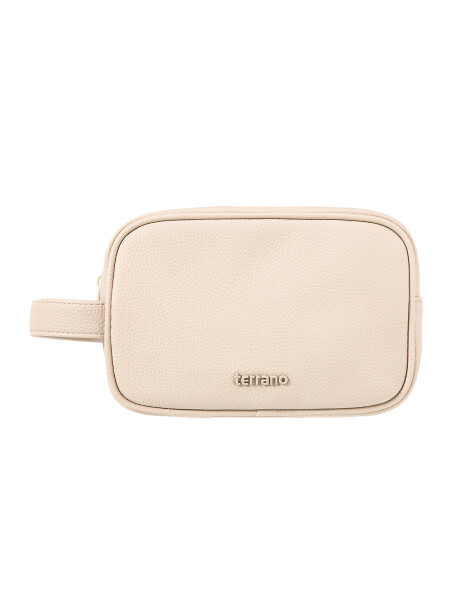 Necessaire Con Manija Beige