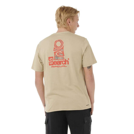 Remera Rip Curl Vaporcool Search Stack Beige