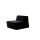 Sillón Sofá Plegable Lumax Modelo Lahti en caja Compactado Negro