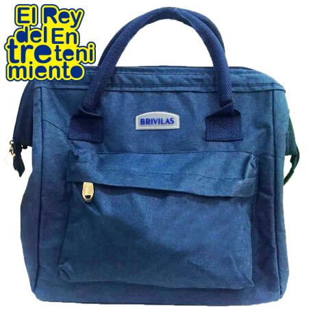 Bolso Lunchera Térmica Cartera Conservadora Aislante Azul