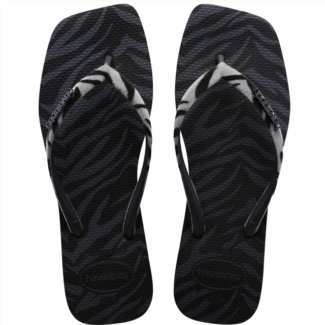 Sandalias de Mujer Havaianas Slim Square Negro