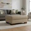 PUFF DOMINI OTTOMAN - 100% CUERO - AVELLANA PUFF DOMINI OTTOMAN - 100% CUERO - AVELLANA