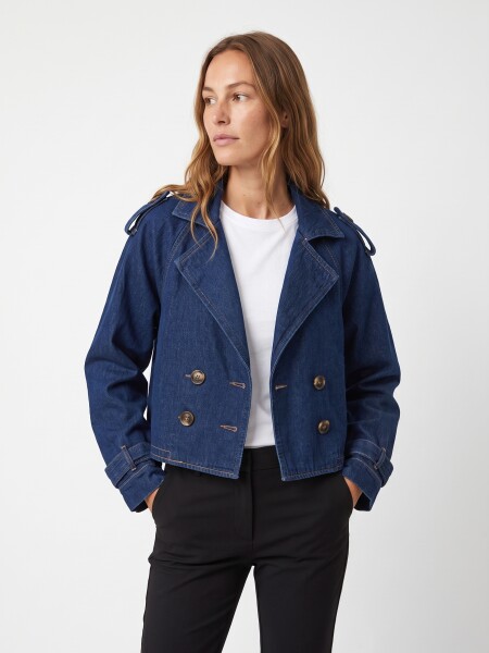TRENCH VYN AZUL OSCURO