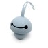porta chupete silicona honguito MOON celeste