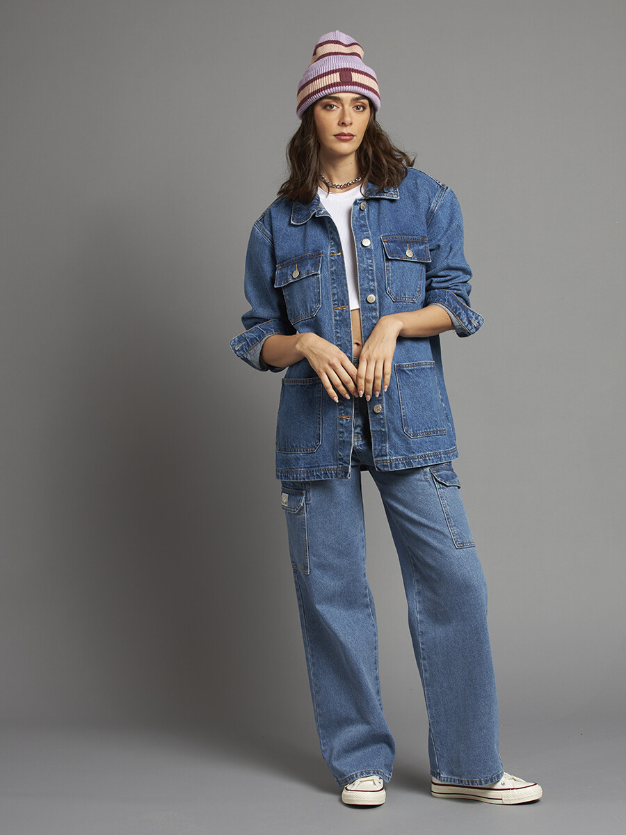 CAMPERA NAMUS RUSTY - Azul 