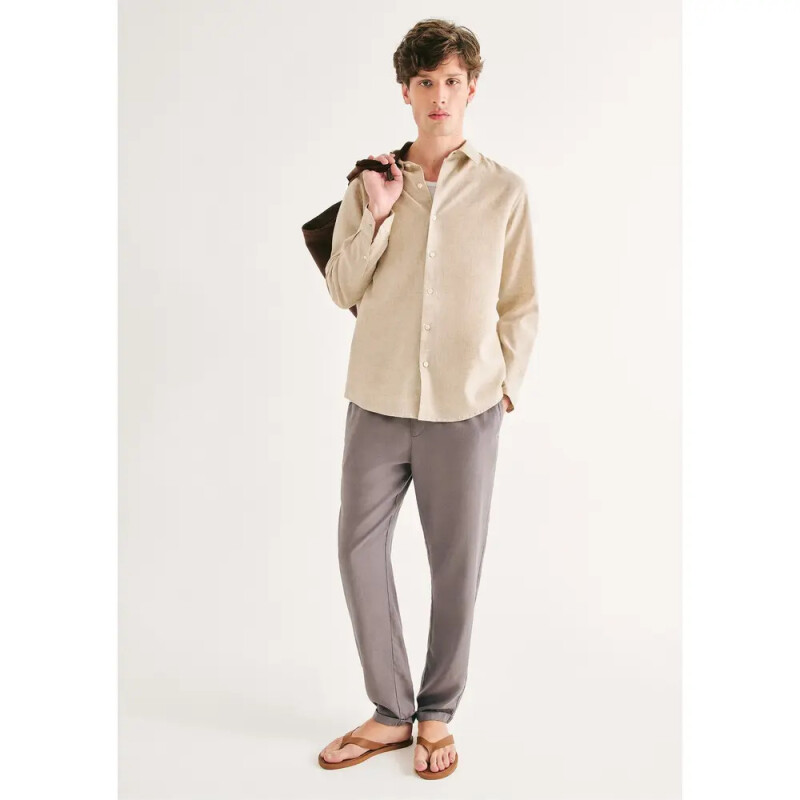 CALCA MASC CINZA MEDIO