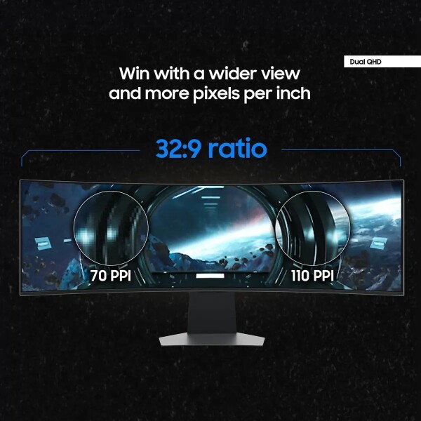 Monitor Gamer Samsung Odyssey G9 49` Oled Dqhd 240hz MONITOR SAMSUNG ODYSSEY G9 49" 956 240HZ