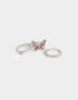 Sets Anillos Con Mariposas Sets De Anillos Con Mariposas - Plateado
