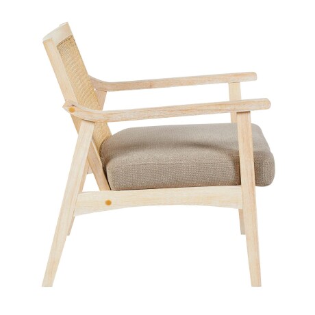BUTACA MADERA-Y-TELA NATURAL-BEIGE DAKOTA NATURAL