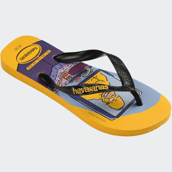 Ojotas Havaianas Simpsons Amarillo