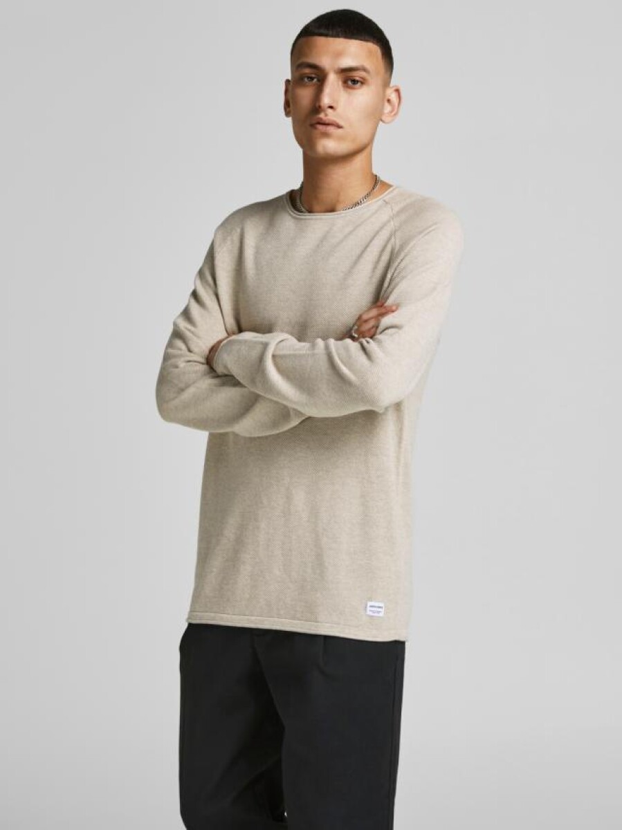 Sweater Texturizado - Oatmeal 