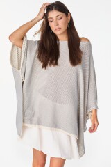 Blusa Nube Crudo/Plateado