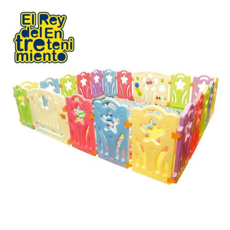 Corral Cerco Pelotero Pvc 40x60cm Plástico X Unidad Azul