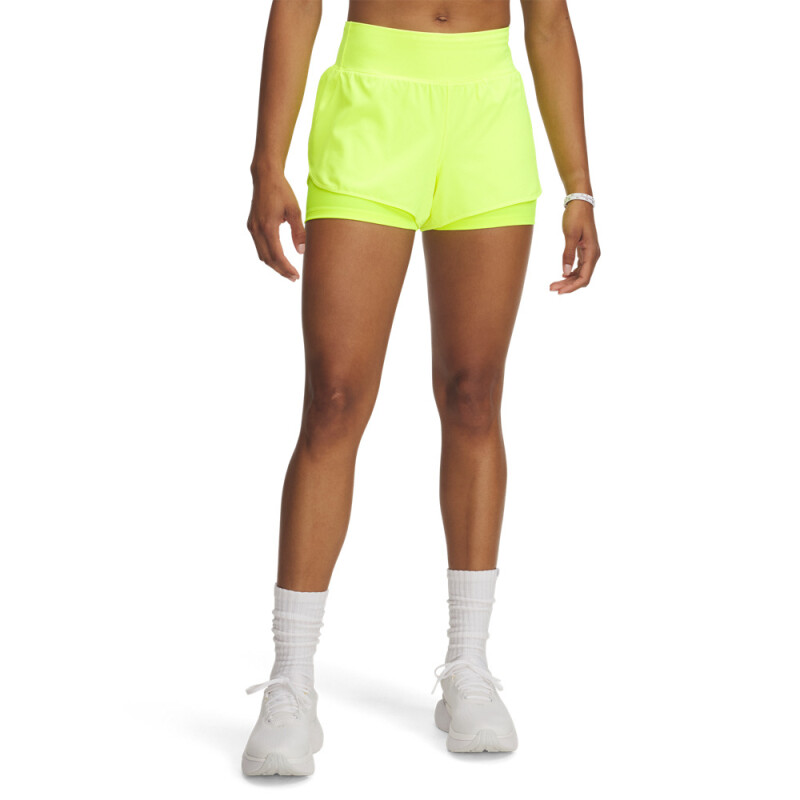 UA Launch Pro 3" 2in1 Shorts-YLW YLW-731