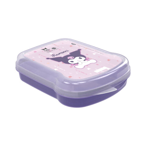 Sandwichera Plástica Kuromi 17 x 13 cm U