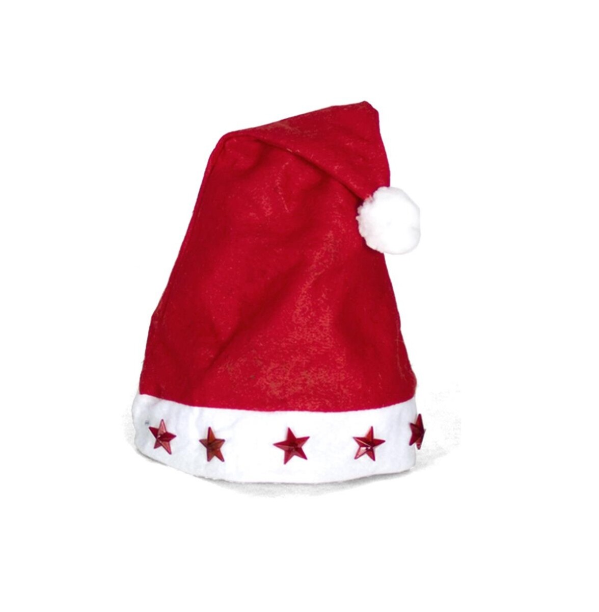 Gorro Santa Claus Luminoso para Adulto – 28x40 cm 