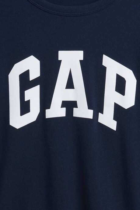 Remera Logo Gap Mujer Navy Uniform