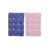 TOALLAMANOSX2 Set X 2 Toallas De Mano 76x51cm Baggu - Happy Pink Blue